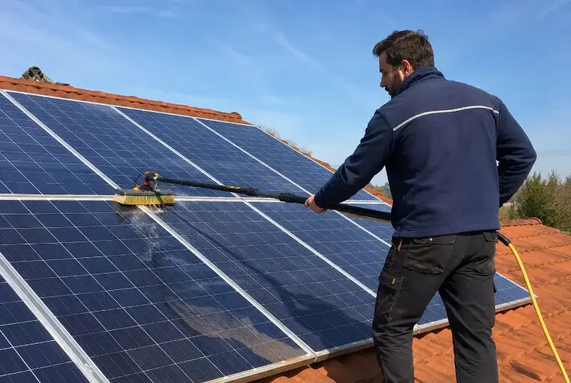 Nettoyage et entretien de panneaux solaires à Valaurie