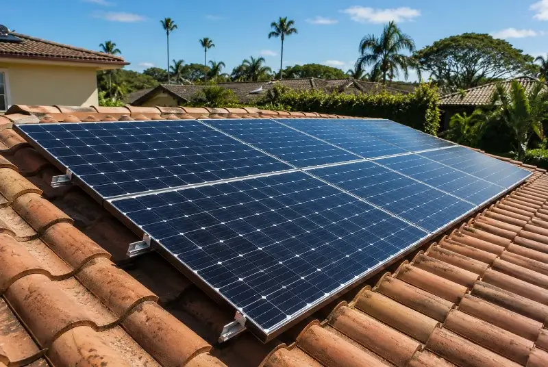Installation de panneaux solaires à Valaurie